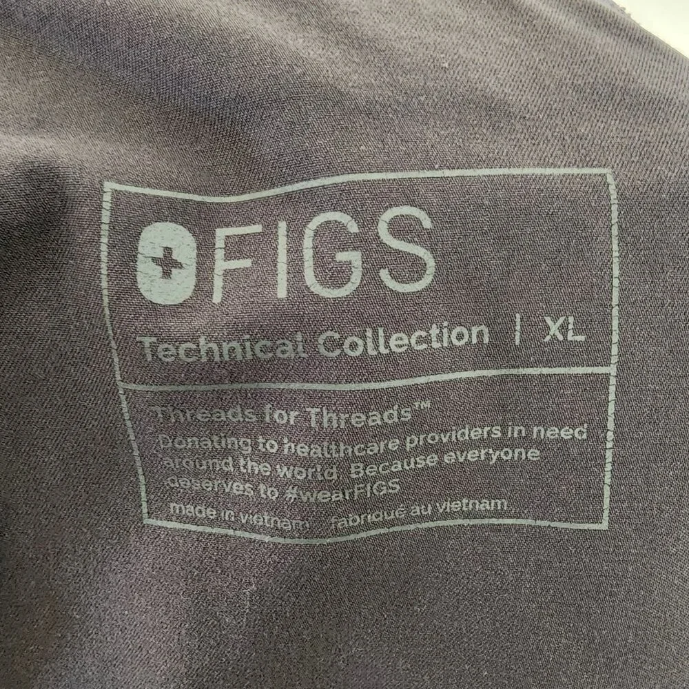 Figs Technical Collection‎ Tansen Men’s Size XL Scrub Jogger Pants Gray